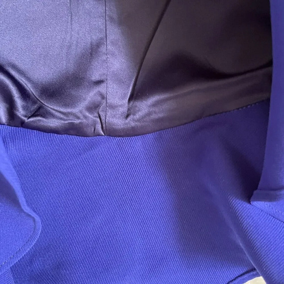 NEW! Lovers Friends Teddy Mini Dress Size S Blue Spaghetti Straps Ruffle Party - Picture 5 of 14